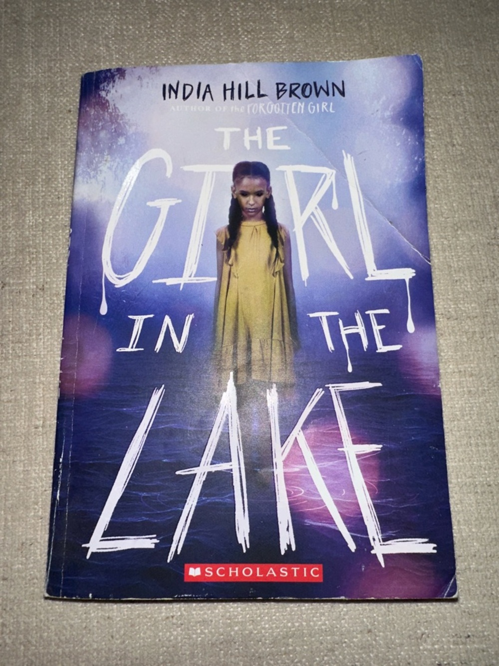 3/$10 The Girl in the Lake by India Hill Brown - Purple Cover